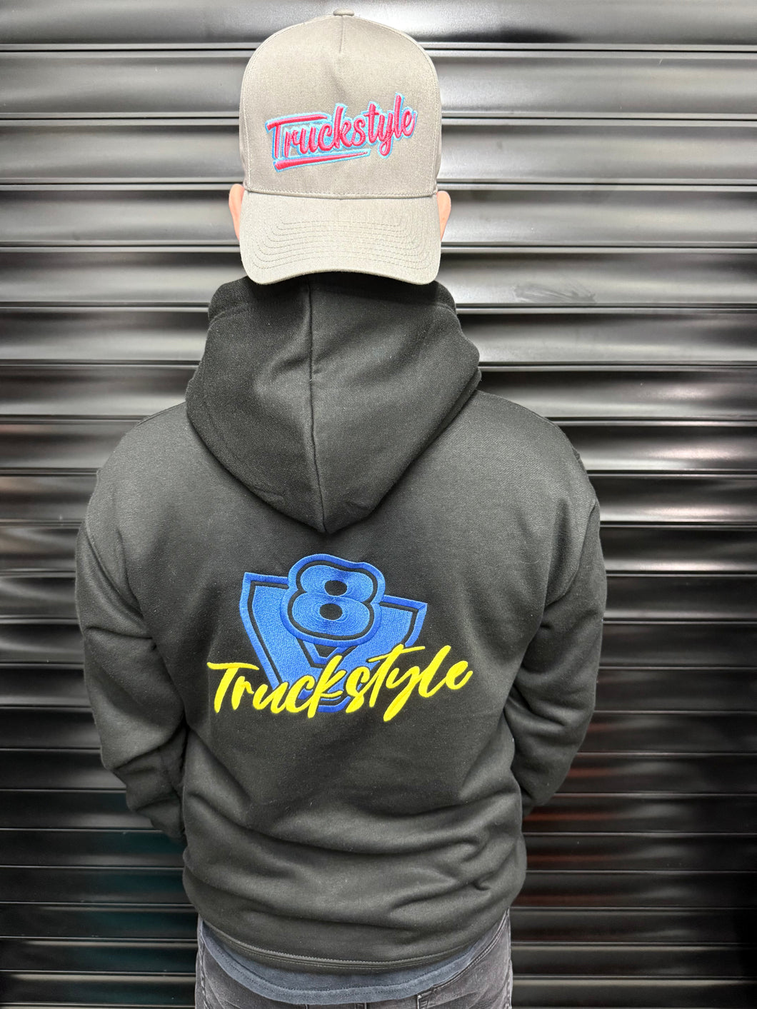 TruckStyle V8 ODIN Special Edition Embroidery Hoody With Sleeve V8