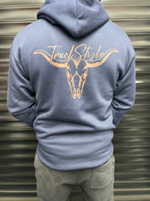 Load image into Gallery viewer, TruckStyle Skull Hoody -Navy/Brown
