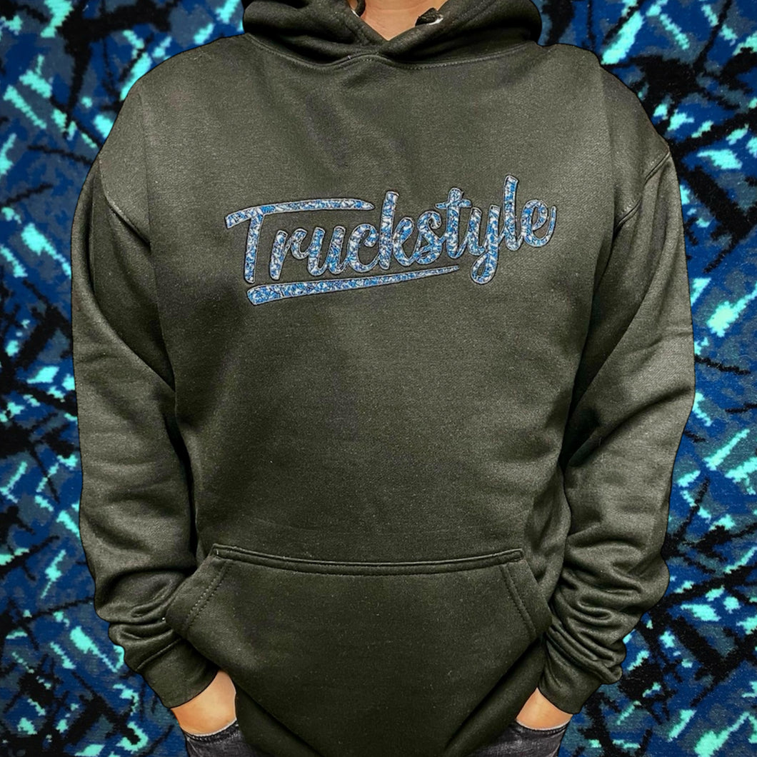 TruckStyle Danish Plush Hood - Blue