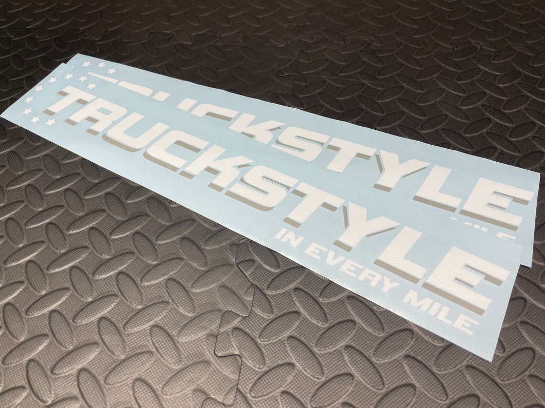 TruckStyle Shadow Edition Side Window Stickers Pair x2