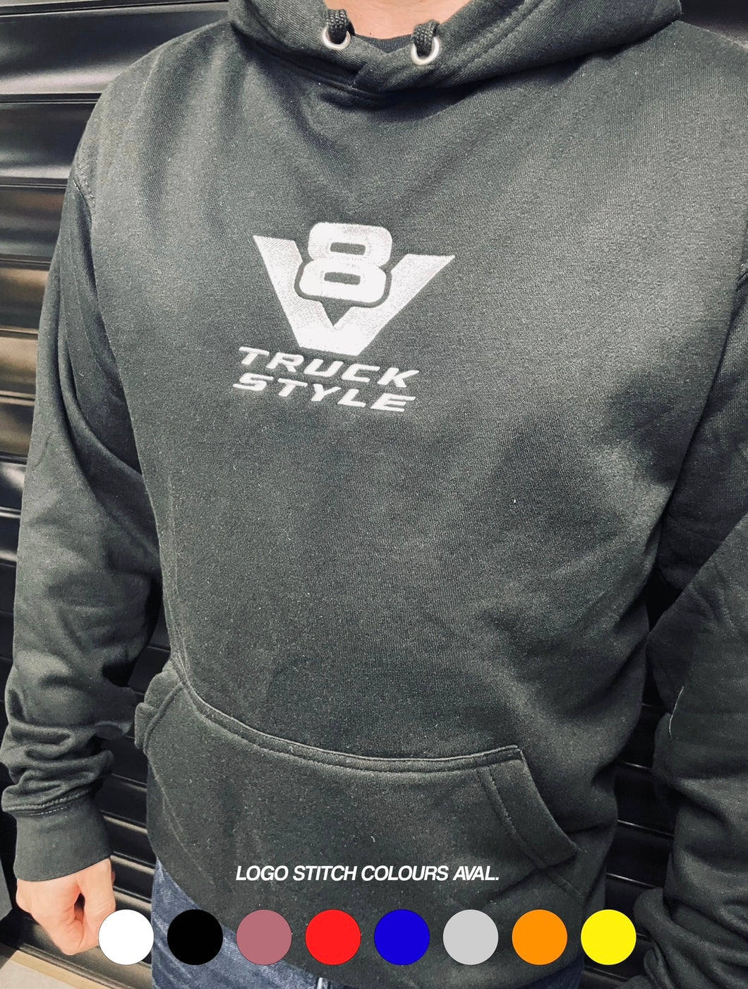 TruckStyle V8 Embroidered Hoody