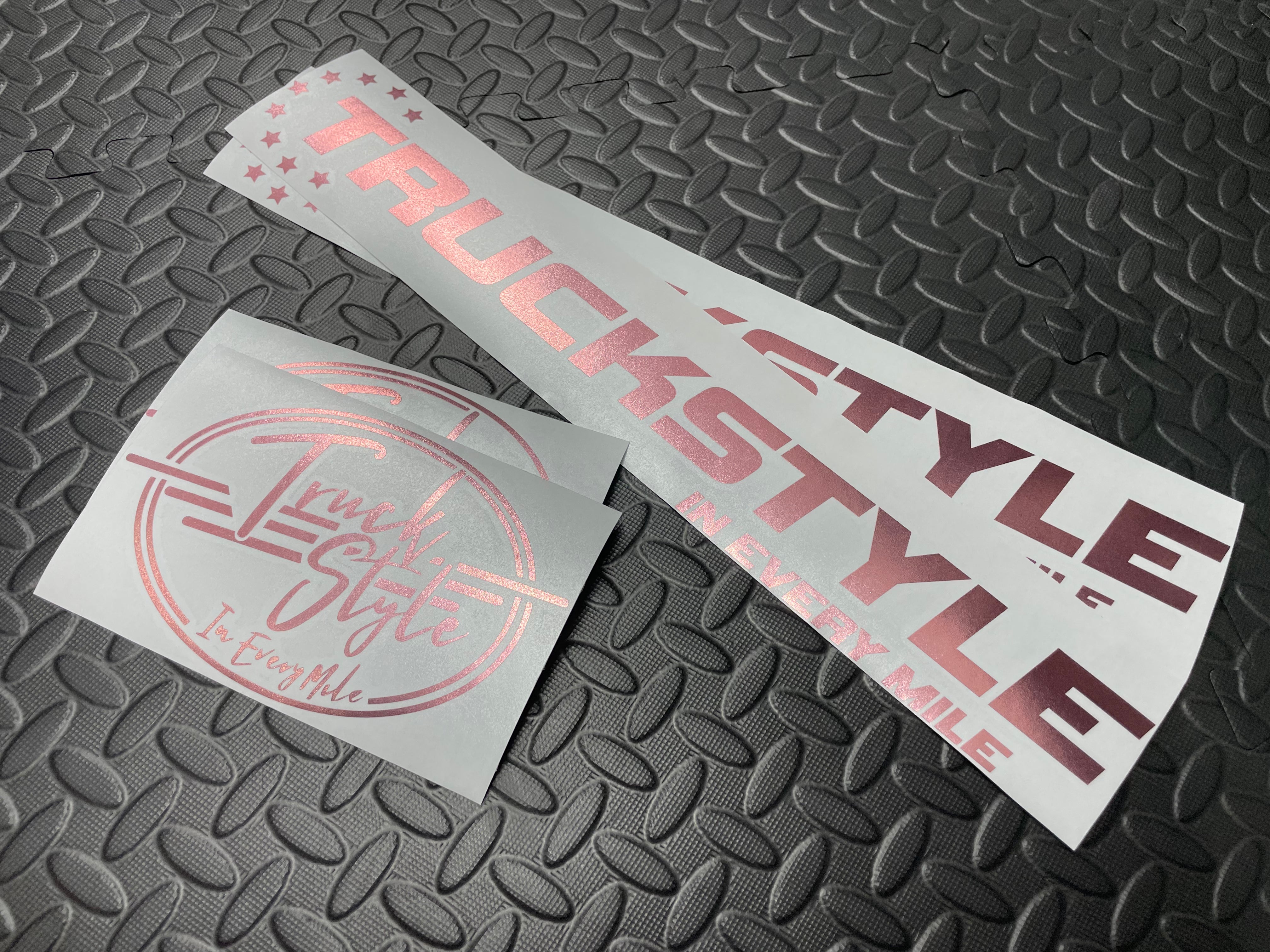 TruckStyle Rose Gold Sticker Bundle – TruckStyle LTD