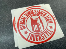 Load image into Gallery viewer, TruckStyle 10mm Search Crew Sticker
