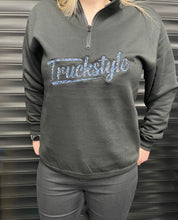 Load image into Gallery viewer, TruckStyle Danish Plush Quarter Zip - Blue
