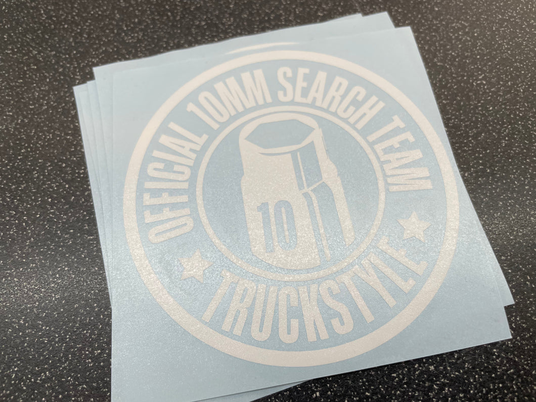 TruckStyle 10mm Search Crew Sticker