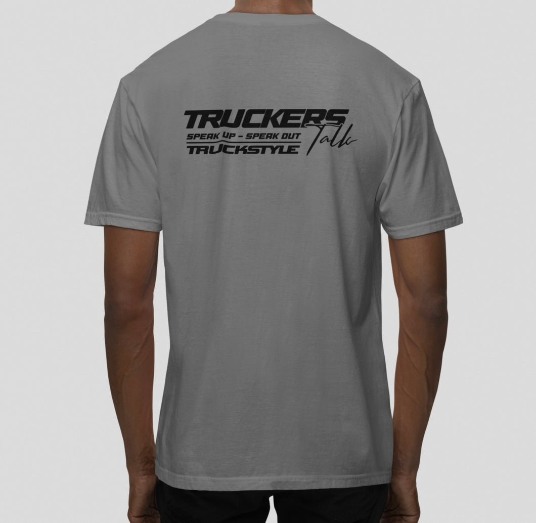 TruckStyle Truckers Talk Script Grey