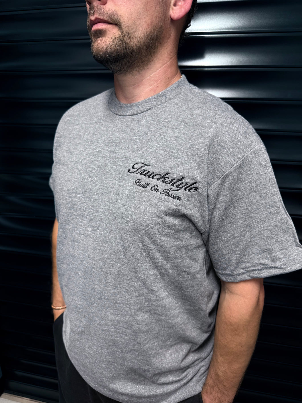 TruckStyle Built On Passion Embroidery Tee