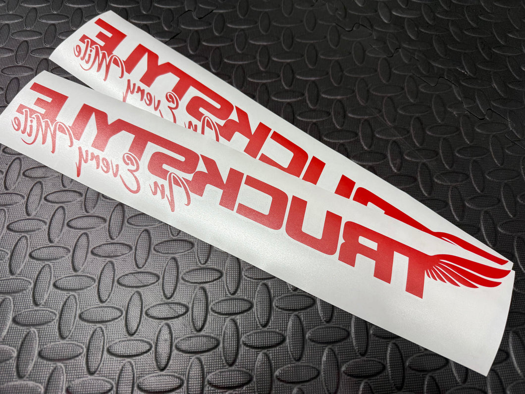 TruckStyle Wing Side Window Stickers Pair x2