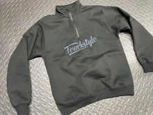 Load image into Gallery viewer, TruckStyle Danish Plush Quarter Zip - Blue
