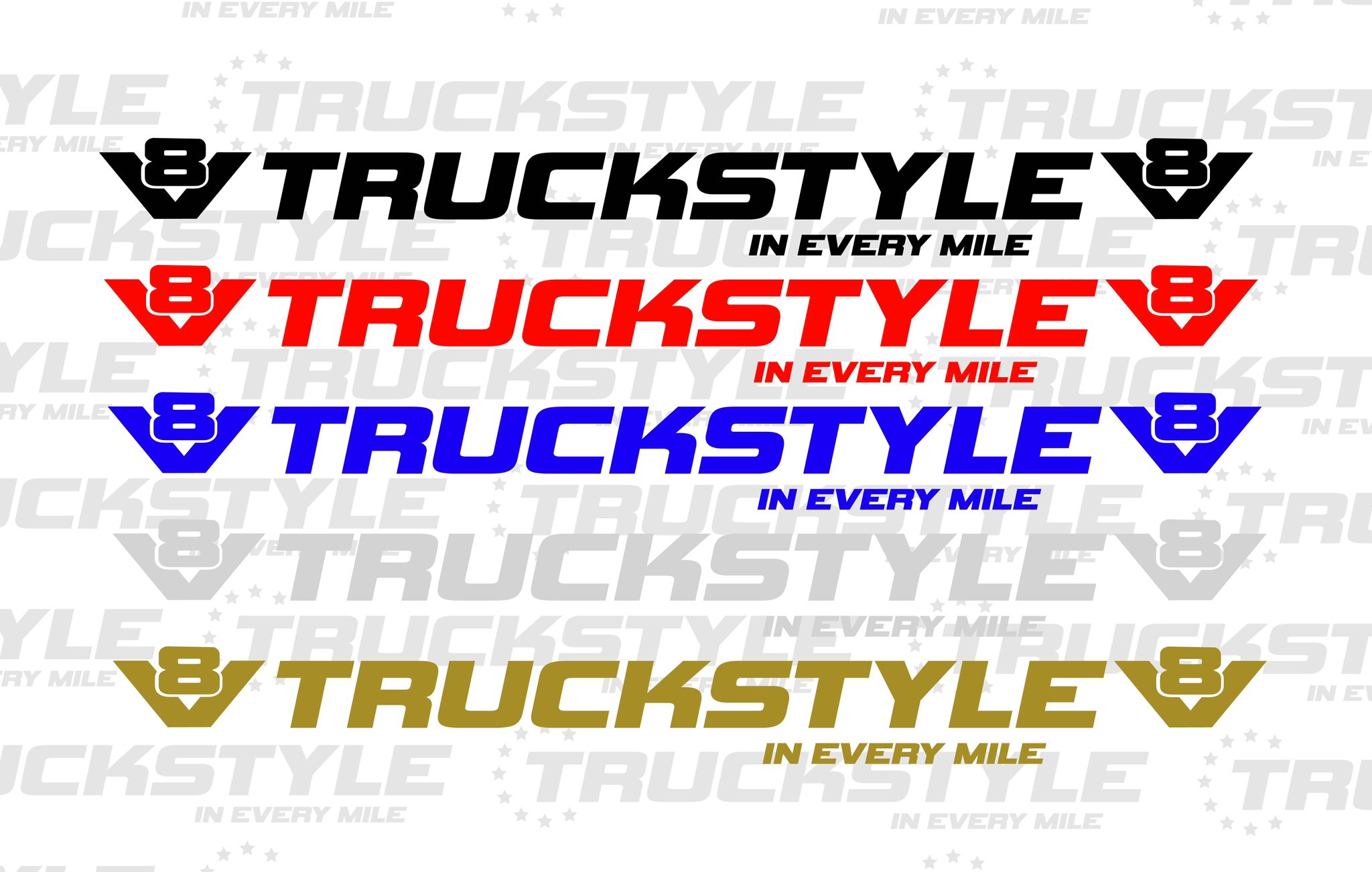 TruckStyle V8 Side Window Stickers – TruckStyle LTD