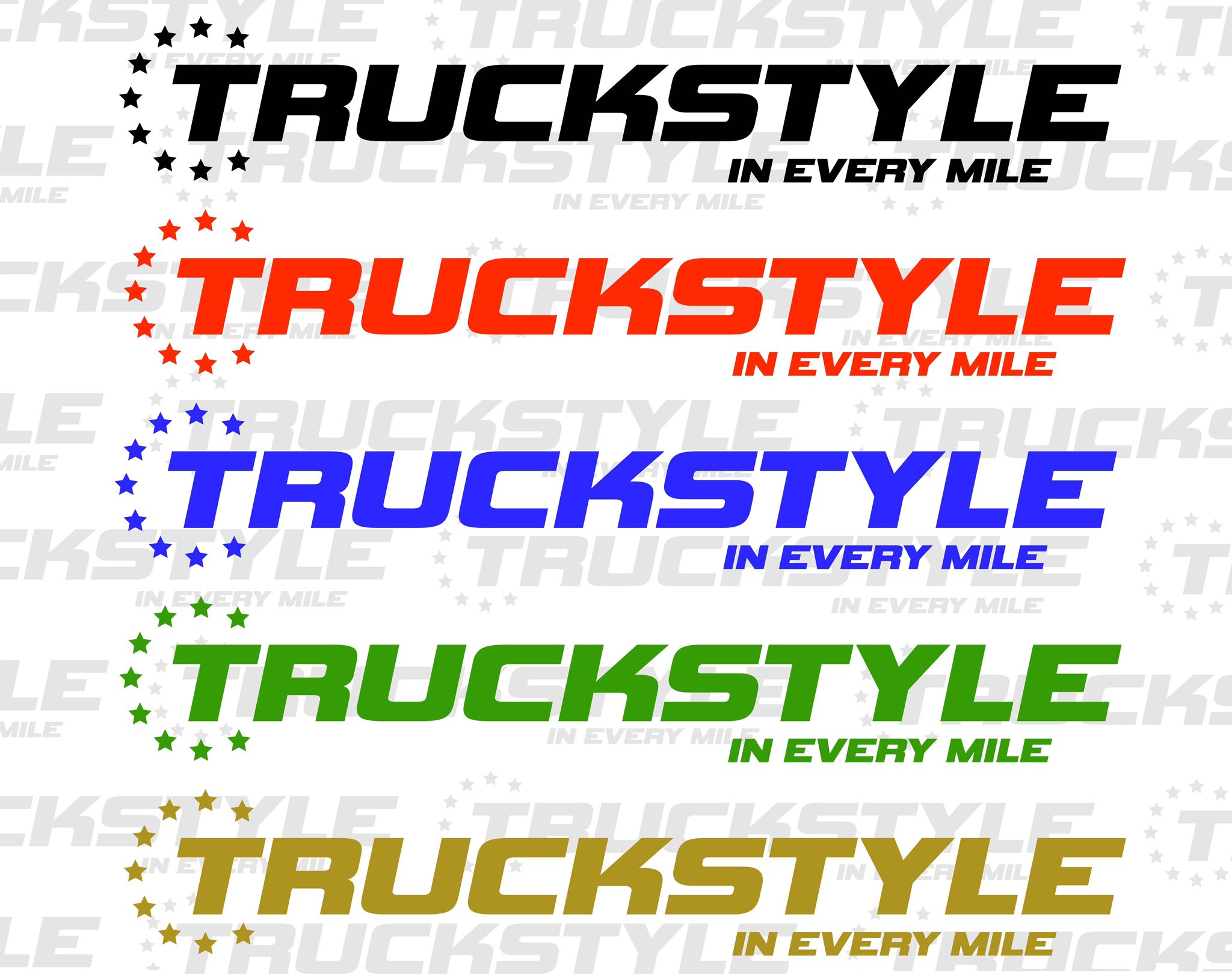 TruckStyle Side Window Stickers Pair x2 – TruckStyle LTD