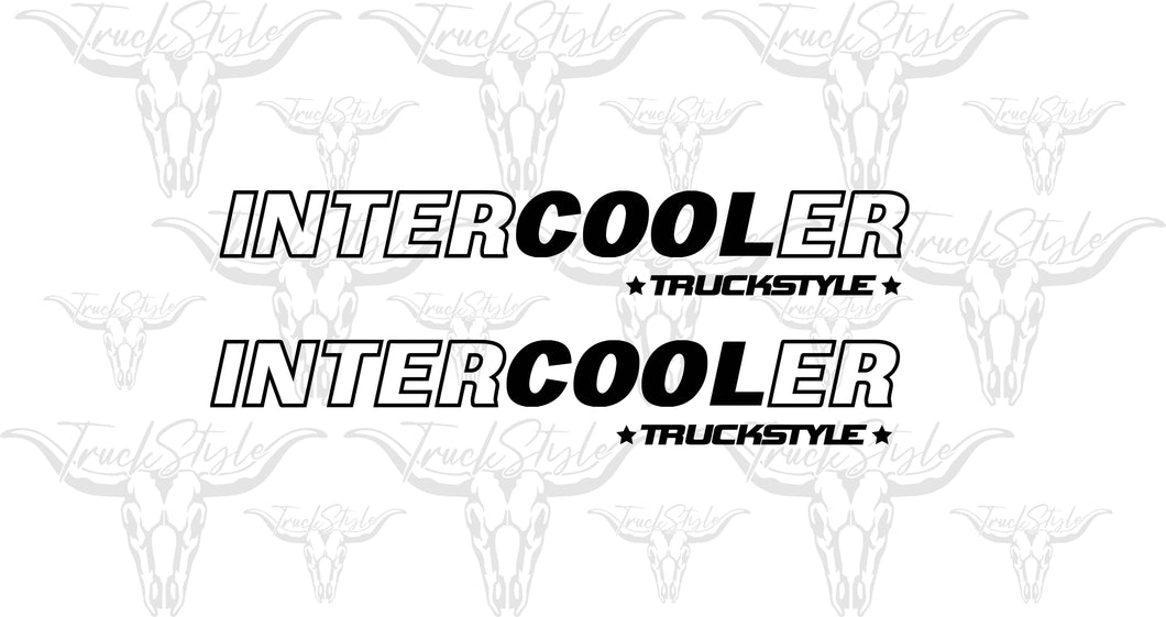 TruckStyle CUSTOM Intercooler Side Window Stickers