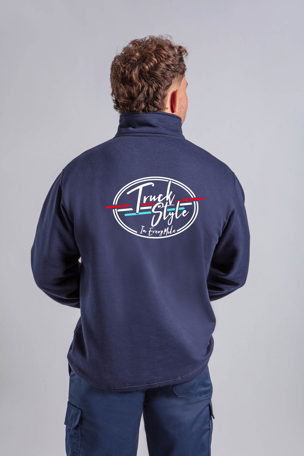 TruckStyle DUTCH EMBROIDERY QUARTER ZIP