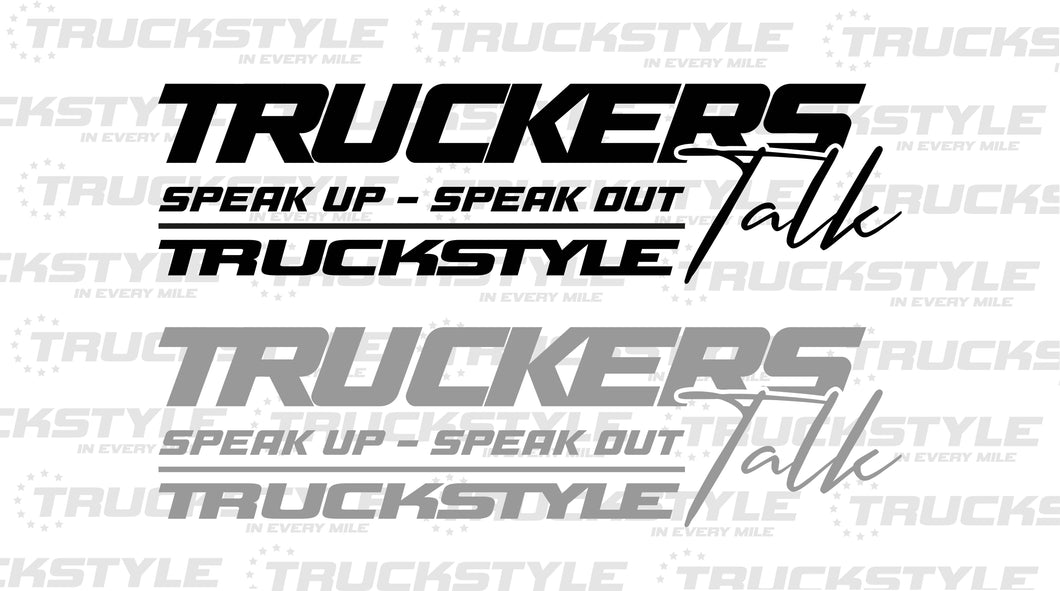 Truckerstalk - Speak Up Speak Out Sticker