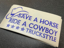 Load image into Gallery viewer, Save A Horse Ride A Cowboy Logo Sticker
