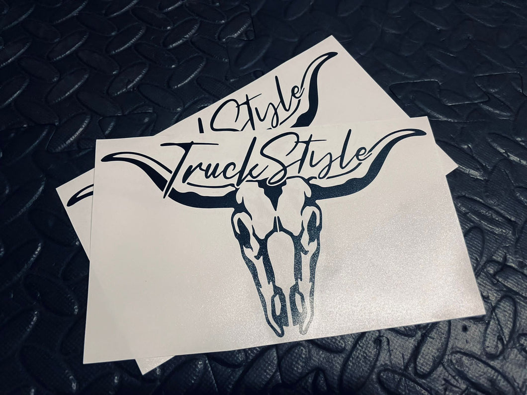 TruckStyle Skull Sticker