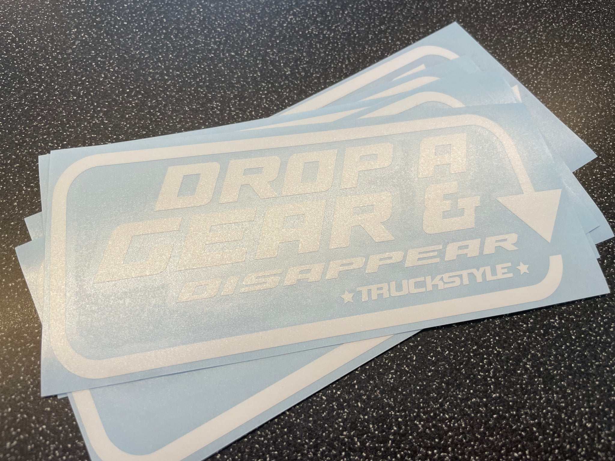 drop a gear and disappear bedeutung Drop a Gear & Disappear Sticker – TruckStyle LTD