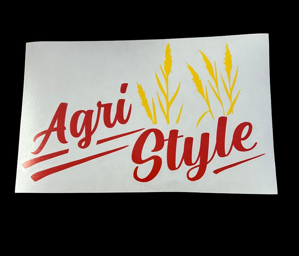 AgriStyle Red Sticker