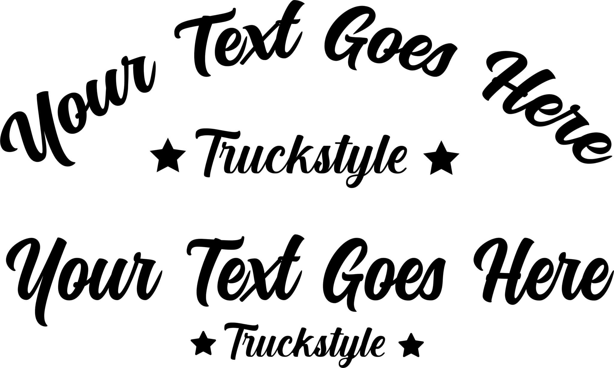 High Class Front Window Sticker Truckstyle Custom Front Window Sticker – TruckStyle LTD