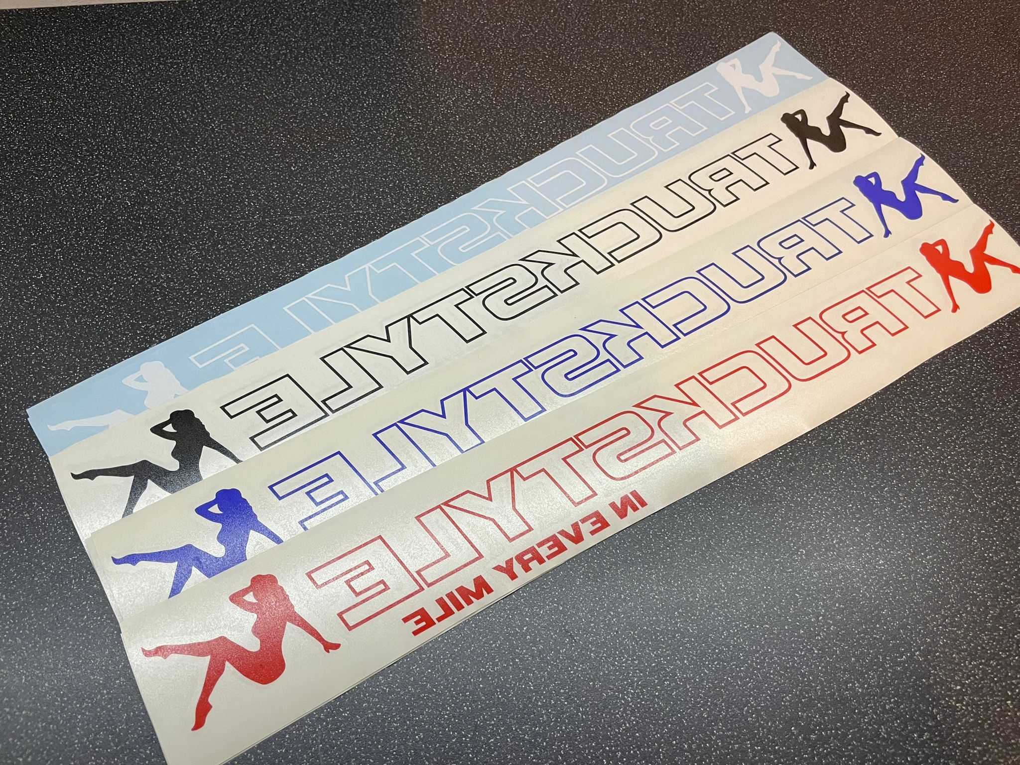 Truckstyle Pin Up Lady Side Window Stickers – TruckStyle LTD