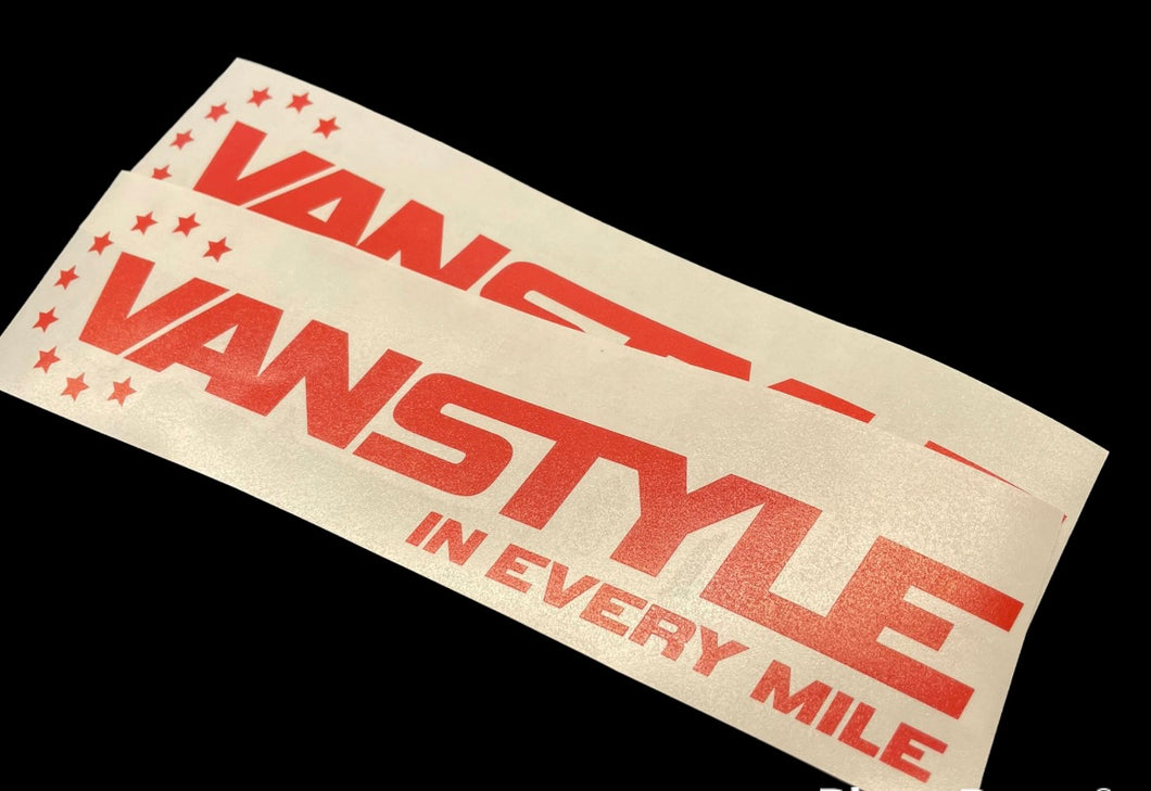 VanStyle Window Stickers 22cm