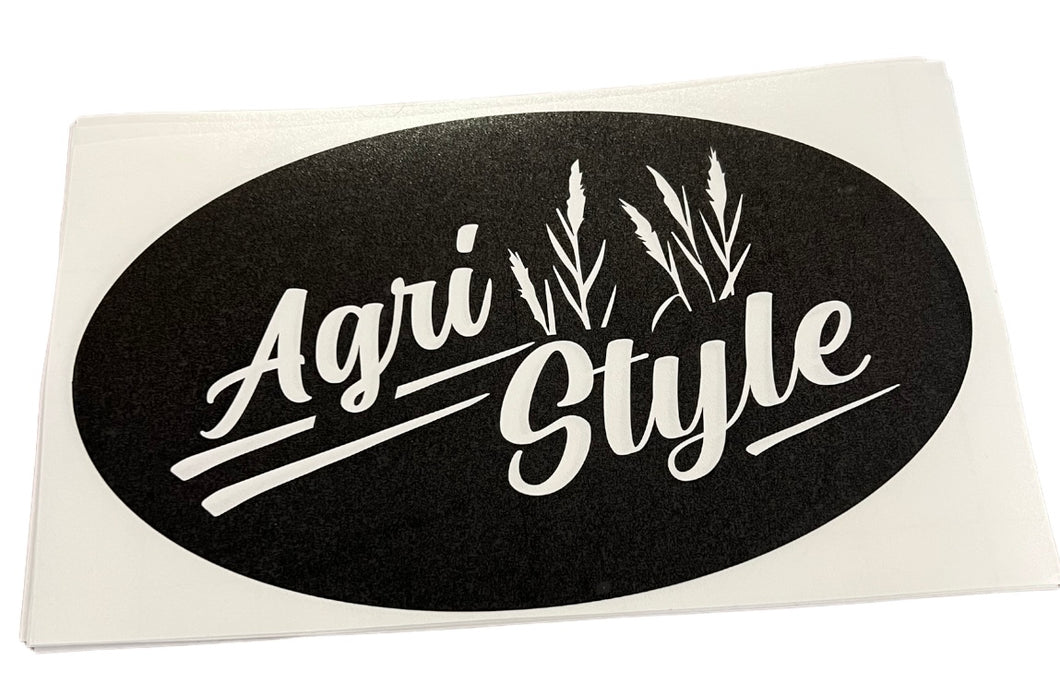 Agristyle Solid Black Sticker