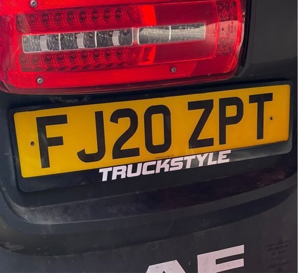 TruckStyle Number Plate Surrounds